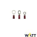 TERMINAL ANILLO ROJO 1/8" AWG 22-18